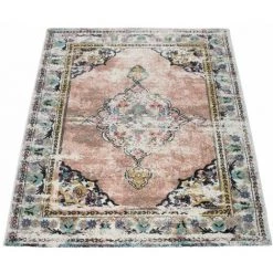 Paco Home Tapis Vintage, Poils Ras Frisés Pour Salon, Design Oriental, Rose 80x150 Cm 9 Paco Home Tapis Vintage, Poils Ras Frisés Pour Salon, Design Oriental, Rose 80x150 Cm -Tapis et paillasson Soldes 50629064 5