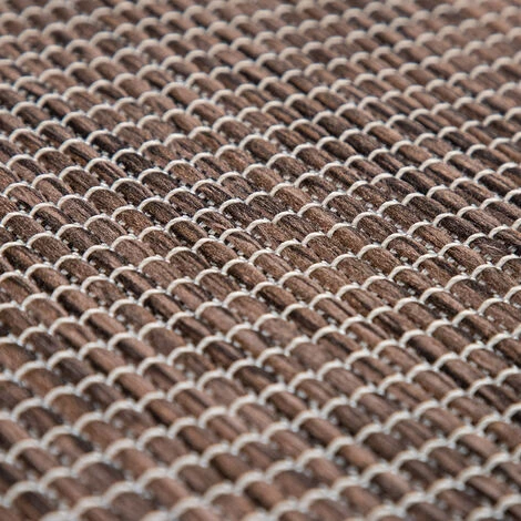 Paco Home Tapis Intérieur & Extérieur Pour Salon Balcon Terrasse Tissé À Plat Brun 80x150 Cm 5 Paco Home Tapis Intérieur & Extérieur Pour Salon Balcon Terrasse Tissé À Plat Brun 80x150 Cm – Image 5