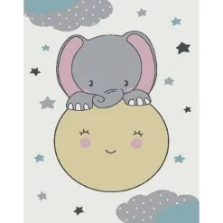 Paco Home Tapis Pour Enfant, Poils Ras Pour Chambre D'Enfant, Lune, Éléphant, Motif Enfants, Beige 80x150 Cm 9 Paco Home Tapis Pour Enfant, Poils Ras Pour Chambre D'Enfant, Lune, Éléphant, Motif Enfants, Beige 80x150 Cm -Tapis et paillasson Soldes 50629123 5