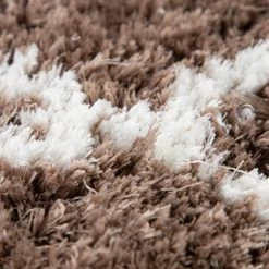 Paco Home Tapis De Bain Salle De Bain Shaggy Poils Longs Uni Avec Motif Losanges Blanc, Beige 50x80 Cm 8 Paco Home Tapis De Bain Salle De Bain Shaggy Poils Longs Uni Avec Motif Losanges Blanc, Beige 50x80 Cm -Tapis et paillasson Soldes 50629161 4