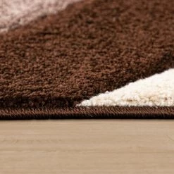 Paco Home Tapis De Salon Poils Ras Motif Ondulé Abstrait Moderne Design 3D Marron Beige 120x170 Cm 7 Paco Home Tapis De Salon Poils Ras Motif Ondulé Abstrait Moderne Design 3D Marron Beige 120x170 Cm -Tapis et paillasson Soldes 50629190 3