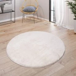 Paco Home Tapis, Tapis À Poils Ras Doux Pour Salon, Doux, Lavable, Beige 60x100 Cm -Tapis et paillasson Soldes 50629222 3