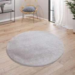 Paco Home Tapis, Tapis À Poils Ras Doux Pour Salon, Très Moelleux, Lavable, Gris 60x100 Cm 7 Paco Home Tapis, Tapis À Poils Ras Doux Pour Salon, Très Moelleux, Lavable, Gris 60x100 Cm -Tapis et paillasson Soldes 50629227 3