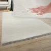 Paco Home Tapis Poils Longs, Shaggy Pour Salon, Moelleux, Doux, Lavable, Beige Crème Ø 80 Cm Rond