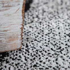 Paco Home Tapis De Salon Tapis Vintage Poils Ras Motif Abstrait Géométrique Gris Noir 80x150 Cm -Tapis et paillasson Soldes 50629318 3