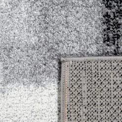 Paco Home Tapis De Salon Tapis Vintage Poils Ras Motif Abstrait Géométrique Gris Noir 80x150 Cm -Tapis et paillasson Soldes 50629318 4