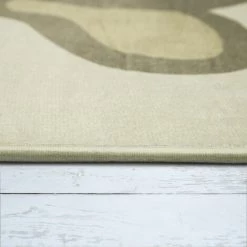 Paco Home Tapis Chambre Enfant Tapis De Jeux Tapis Bébé Étoile Nuage Lune Beige Blanc 80 Cm Rond -Tapis et paillasson Soldes 50629416 4