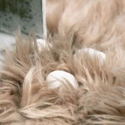 Paco Home Tapis Fausse Fourrure Coussin Cœur Rond Différentes Formes, Beige 45 Cm Rond -Tapis et paillasson Soldes 50629505 3