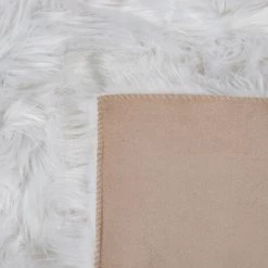 Paco Home Tapis Fausse Fourrure Coussin Cœur Rond Différentes Formes, Blanc 30 Cm Rond -Tapis et paillasson Soldes 50629523 4