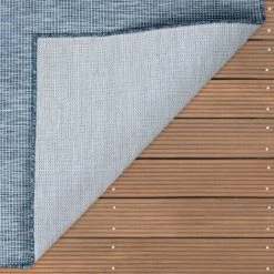 Paco Home Tapis Intérieur & Extérieur Pour Salon Balcon Terrasse Tissé À Plat Bleu Foncé 80x150 Cm 8 Paco Home Tapis Intérieur & Extérieur Pour Salon Balcon Terrasse Tissé À Plat Bleu Foncé 80x150 Cm -Tapis et paillasson Soldes 50629536 4