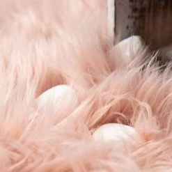 Paco Home Tapis Fausse Fourrure Coussin Cœur Rond Différentes Formes, Rose 60x100 Cm -Tapis et paillasson Soldes 50629600 3