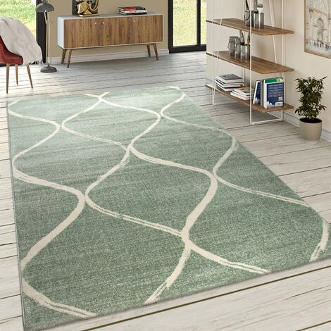 Paco Home Tapis Salon Poils Ras Motif Scandinave Abstrait Moderne Pastel Blanc Cassé Vert 60x100 Cm 1 Paco Home Tapis Salon Poils Ras Motif Scandinave Abstrait Moderne Pastel Blanc Cassé Vert 60x100 Cm