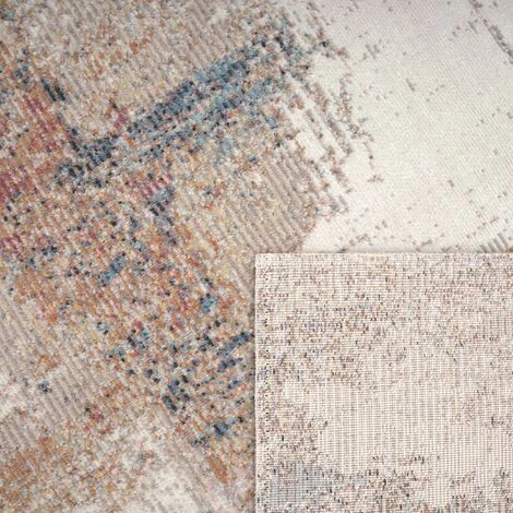 Paco Home Tapis D'Extérieur Balcon Terrasse Vintage Tapis De Cuisine Motif Abstrait Beige Bleu 60x100 Cm 4 Paco Home Tapis D'Extérieur Balcon Terrasse Vintage Tapis De Cuisine Motif Abstrait Beige Bleu 60x100 Cm – Image 4