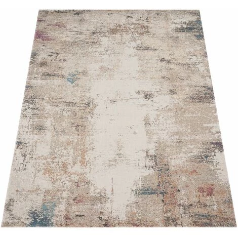 Paco Home Tapis D'Extérieur Balcon Terrasse Vintage Tapis De Cuisine Motif Abstrait Beige Bleu 60x100 Cm 5 Paco Home Tapis D'Extérieur Balcon Terrasse Vintage Tapis De Cuisine Motif Abstrait Beige Bleu 60x100 Cm – Image 5