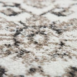 Paco Home Tapis De Salon Poils Ras Vintage Oriental Moderne Beige Crème 60x100 Cm -Tapis et paillasson Soldes 50629786 3