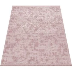 Paco Home Tapis De Salon Poils Ras Motif Moderne Oriental Lavable Rose 60x100 Cm -Tapis et paillasson Soldes 50629813 5