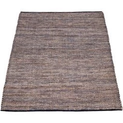 Paco Home Tapis De Salon Poil Ras Fait Main Motif Ethnique Chiné Fibres Naturelles Jute 60x100 Cm, Bleu -Tapis et paillasson Soldes 50629832 5