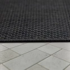Paco Home Tapis Intérieur Extérieur Tapis Cuisine Design Monochrome Aspect Sisal Noir 80x150 Cm 7 Paco Home Tapis Intérieur Extérieur Tapis Cuisine Design Monochrome Aspect Sisal Noir 80x150 Cm -Tapis et paillasson Soldes 50629868 3