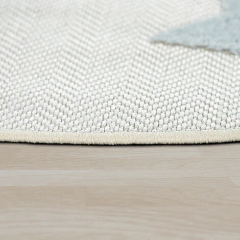 Paco Home Tapis Chambre Enfant Rond Tapis De Jeux Garçon Fille 3D Avec Étoiles Beige Ø 160 Cm Rond 3 Paco Home Tapis Chambre Enfant Rond Tapis De Jeux Garçon Fille 3D Avec Étoiles Beige Ø 160 Cm Rond – Image 3