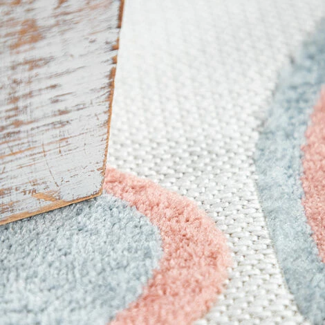 Paco Home Tapis Enfant Chambre D’Enfant Tapis De Jeux Fille 3D Fleurs Papillons Coloré 80x150 Cm 4 Paco Home Tapis Enfant Chambre D’Enfant Tapis De Jeux Fille 3D Fleurs Papillons Coloré 80x150 Cm – Image 4