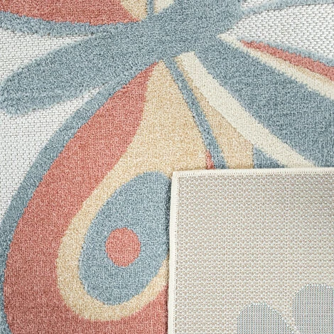 Paco Home Tapis Enfant Chambre D’Enfant Tapis De Jeux Fille 3D Fleurs Papillons Coloré 80x150 Cm 5 Paco Home Tapis Enfant Chambre D’Enfant Tapis De Jeux Fille 3D Fleurs Papillons Coloré 80x150 Cm – Image 5