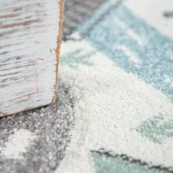 Paco Home Tapis Enfant Chambre Denfant Rond Poils Ras Rues Design Pastel Blanc Cassé Ø 160 Cm Rond -Tapis et paillasson Soldes 50629948 3