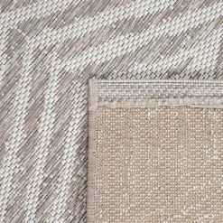 Paco Home Tapis Extérieur Résistant Intempéries Balcon Cuisine Moderne Scandin. Rayé Gris 120x170 Cm -Tapis et paillasson Soldes 50629979 5