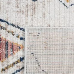 Paco Home Tapis De Salon Poils Ras Motif 3D Ethnique Boho Diamants Moderne Crème Coloré 80x150 Cm 9 Paco Home Tapis De Salon Poils Ras Motif 3D Ethnique Boho Diamants Moderne Crème Coloré 80x150 Cm -Tapis et paillasson Soldes 50629985 5