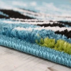 Paco Home Tapis Pour Enfant Poisson-Clown Turquoise Chambre D'enfant Tapis Motif Turquoise 80x150 Cm -Tapis et paillasson Soldes 50630085 4