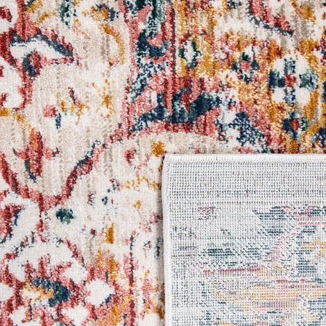 Paco Home Tapis De Salon Poils Ras Vintage Esthétique Orientale Abstrait Beige Gris Orange 60x100 Cm 5 Paco Home Tapis De Salon Poils Ras Vintage Esthétique Orientale Abstrait Beige Gris Orange 60x100 Cm – Image 5