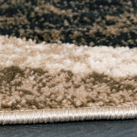 Paco Home Tapis De Créateur Contemporain Avec Cercles Marbré En Beige Noir Crème 120x170 Cm 3 Paco Home Tapis De Créateur Contemporain Avec Cercles Marbré En Beige Noir Crème 120x170 Cm – Image 3