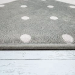 Paco Home Tapis Chambre Enfant Tapis De Jeux Tapis Bébé Losanges Gris Rose Blanc 80 Cm Rond -Tapis et paillasson Soldes 50630408 4