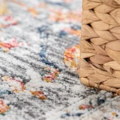 Paco Home Tapis Salon Poils Ras Vintage Orient Ornements Bordure Blanc Cassé Gris Rouge 120x170 Cm 8 Paco Home Tapis Salon Poils Ras Vintage Orient Ornements Bordure Blanc Cassé Gris Rouge 120x170 Cm -Tapis et paillasson Soldes 50630412 4