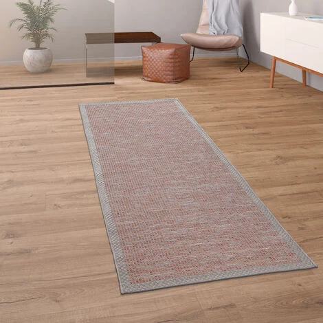 Paco Home Tapis Intérieur & Extérieur Balcon Terrasse Tapis Cuisine Bordures Design Orange 60x100 Cm 4 Paco Home Tapis Intérieur & Extérieur Balcon Terrasse Tapis Cuisine Bordures Design Orange 60x100 Cm – Image 4