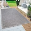 Paco Home Tapis Intérieur Extérieur Balcon Terrasse Cuisine Bordures Design Moderne Beige 80x150 Cm