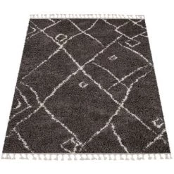 Paco Home Tapis Shaggy Tapis De Salon Poils Longs Scandinave Franges Moelleux Moderne 60x100 Cm, Anthracite 2 9 Paco Home Tapis Shaggy Tapis De Salon Poils Longs Scandinave Franges Moelleux Moderne 60x100 Cm, Anthracite 2 -Tapis et paillasson Soldes 50630783 5