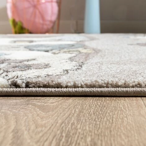 Paco Home Tapis Pour Enfants Chambre DEnfant Contours Découpés Ferme Animaux Beige Crème Couleurs Pastel Ø 120 Cm Rond 2 Paco Home Tapis Pour Enfants Chambre DEnfant Contours Découpés Ferme Animaux Beige Crème Couleurs Pastel Ø 120 Cm Rond – Image 2