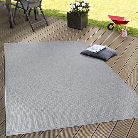 Paco Home Intérieur & Extérieur Tissage À Plat Tapis Terrasses Tapis Look Naturel En Gris 60x100 Cm 1 Paco Home Intérieur & Extérieur Tissage À Plat Tapis Terrasses Tapis Look Naturel En Gris 60x100 Cm