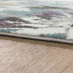 Paco Home Créateur Tapis Moderne Salon Fleurs Motif Pastel Tons En Vert Bleu Crème 120x170 Cm -Tapis et paillasson Soldes 50630908 3