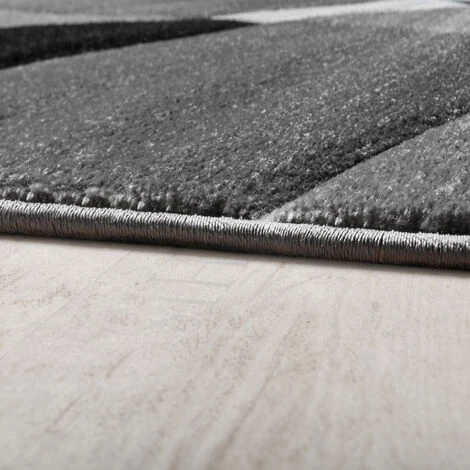 Paco Home Créateur Tapis Moderne Géométrique Motif Découpe Des Contours En Noir Blanc 60x110 Cm 2 Paco Home Créateur Tapis Moderne Géométrique Motif Découpe Des Contours En Noir Blanc 60x110 Cm – Image 2