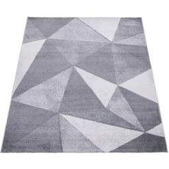 Paco Home Tapis Salon Poils Ras Tapis Vintage Abstrait Moderne Motif Diamant Géométrique 60x100 Cm, Gris 9 Paco Home Tapis Salon Poils Ras Tapis Vintage Abstrait Moderne Motif Diamant Géométrique 60x100 Cm, Gris -Tapis et paillasson Soldes 50631105 5