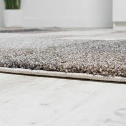 Paco Home Tapis Tissé À Carreaux Moucheté Moderne Haute Qualité Beige Crème Gris 80x150 Cm -Tapis et paillasson Soldes 50631161 3