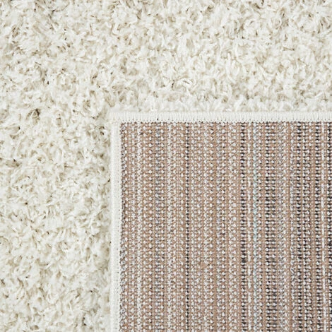 Paco Home Shaggy Tapis Poils Hauts Poils Longs Haute Qualité Haut Densité De Fil Uni Étincelant Crème 60x100 Cm 5 Paco Home Shaggy Tapis Poils Hauts Poils Longs Haute Qualité Haut Densité De Fil Uni Étincelant Crème 60x100 Cm – Image 5
