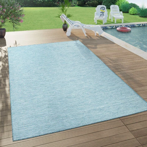 Paco Home Tapis Intérieur & Extérieur Pour Salon Balcon Terrasse Tissé À Plat Bleu 80x150 Cm 1 Paco Home Tapis Intérieur & Extérieur Pour Salon Balcon Terrasse Tissé À Plat Bleu 80x150 Cm