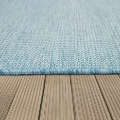 Paco Home Tapis Intérieur & Extérieur Pour Salon Balcon Terrasse Tissé À Plat Bleu 80x150 Cm 7 Paco Home Tapis Intérieur & Extérieur Pour Salon Balcon Terrasse Tissé À Plat Bleu 80x150 Cm -Tapis et paillasson Soldes 50631332 3