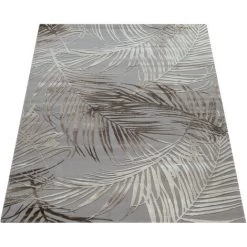 Paco Home Tapis De Créateur Moderne Salon Tapis 3D Motif Palmiers En Gris Beige Crème 80x150 Cm 7 Paco Home Tapis De Créateur Moderne Salon Tapis 3D Motif Palmiers En Gris Beige Crème 80x150 Cm -Tapis et paillasson Soldes 50631383 4