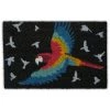 Relaxdays Paillasson Coco, 40 X 60 Cm, Tapis De Porte Avec Motif De Perroquet, Pour Intérieur Et Extérieur, Multicolore