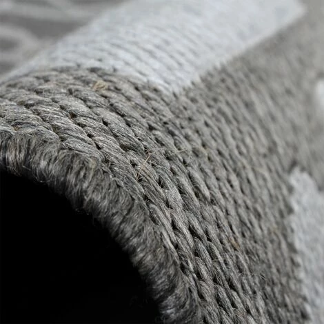 Paco Home Tapis Moderne Ville Optique Sisal Poils Plats Design En Gris 80x150 Cm 4 Paco Home Tapis Moderne Ville Optique Sisal Poils Plats Design En Gris 80x150 Cm – Image 4