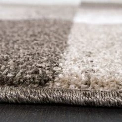 Paco Home Tapis Design à Carreaux Tapis Velours Moderne En Beige Crème 80x150 Cm -Tapis et paillasson Soldes 50671663 4