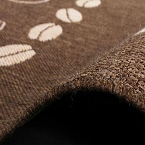 Paco Home Tapis Moderne Pour Cuisine Optique Sisal Poils Plats Coffee Tons Beige Brun 160x220 Cm 4 Paco Home Tapis Moderne Pour Cuisine Optique Sisal Poils Plats Coffee Tons Beige Brun 160x220 Cm – Image 4